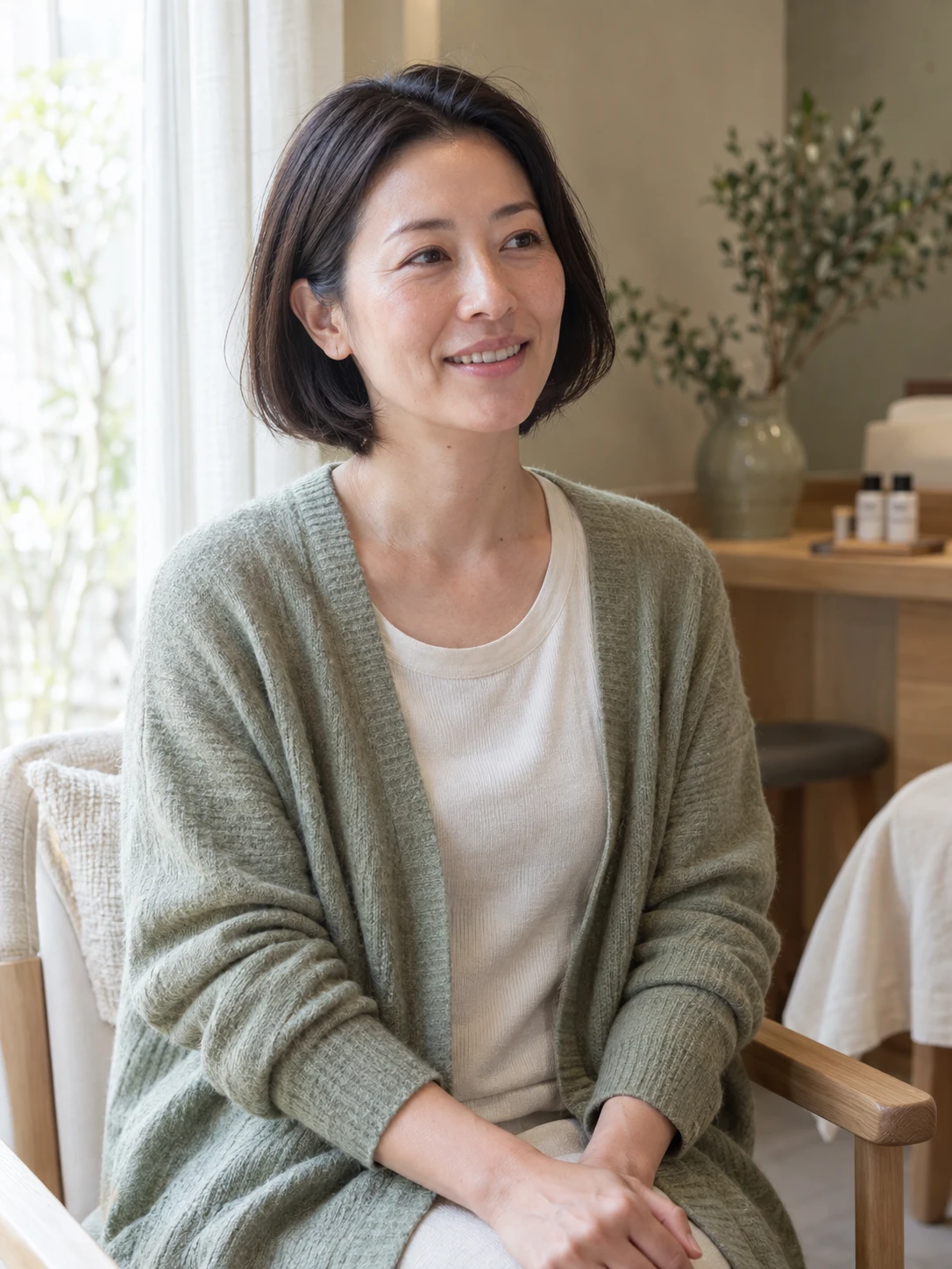 光の中で過ごす健やかな肌