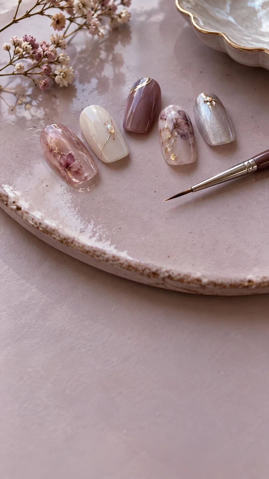 NAIL STUDY 01 / 空間と質感